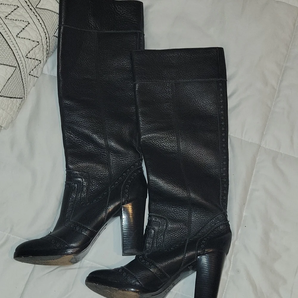 Michael Kors brogues leather boots - Picture 4 of 4